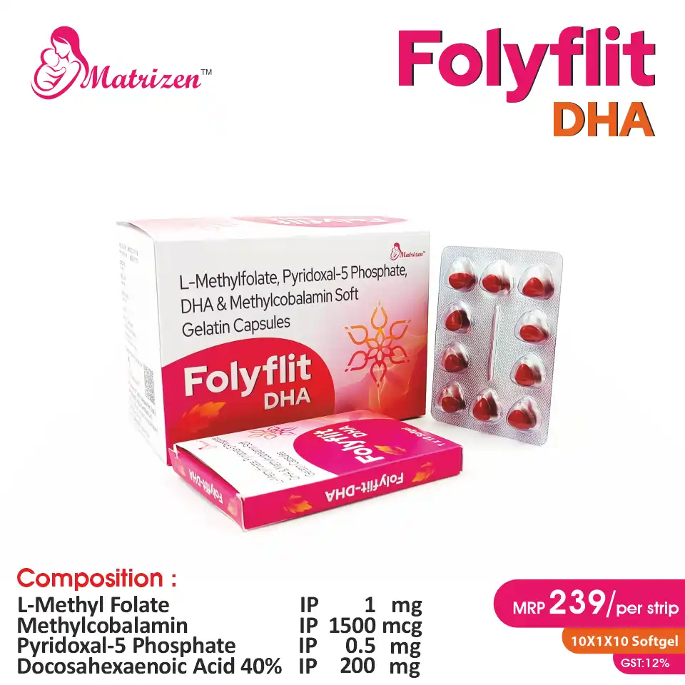 L-Methyl Folate, Methylcobalamin, and Pyridoxal-5-phosphate softgel at best price in PCD Pharma Franchise for neuropathy and nutritional support .